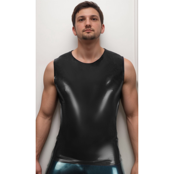 Round neck sleeveless